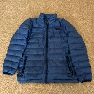 Patagonia Youth Down Jacket - Blue- Size Medium (kids 10)